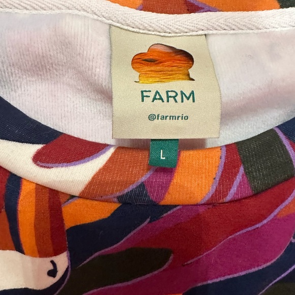 Farm Rio Colorful Bird and Banana Print Sweater - Picture 3 of 3